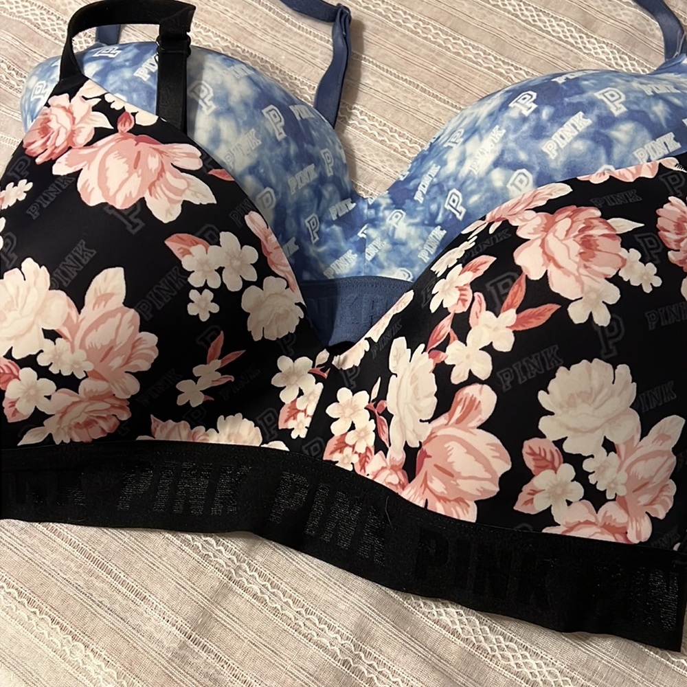 VICTORIA’S SECRET PINK BRAS ~ SIZE 36C